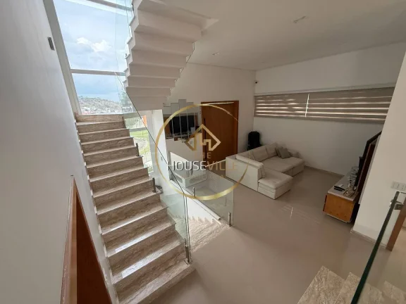 Imagem Casa Sobrado, 3 dormitórios ( 3 suítes), piscina, 4 vagas, Alphaville II.