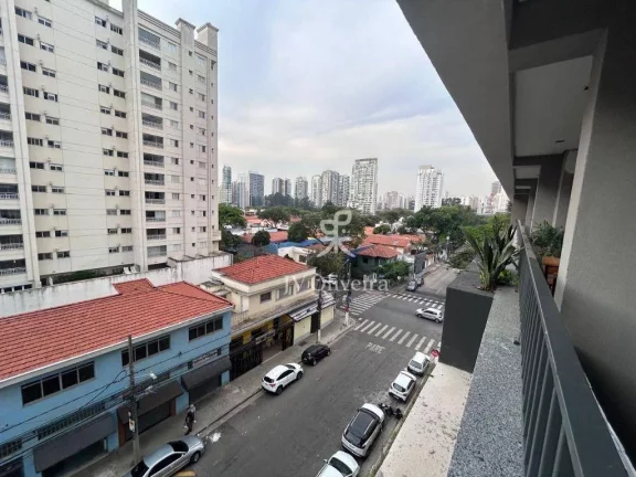 Imagem Apartamento com 1 dormitório para alugar, 25 m² por R$ 3.640,00/mês - Vila Cordeiro - São Paulo/SP