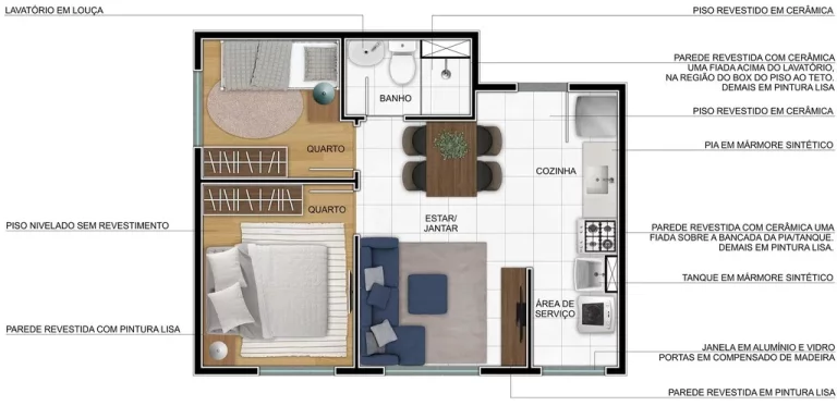 Imagem Residencial Tulum - Apartamento à venda no bairro Anchieta - Rio de Janeiro/RJ