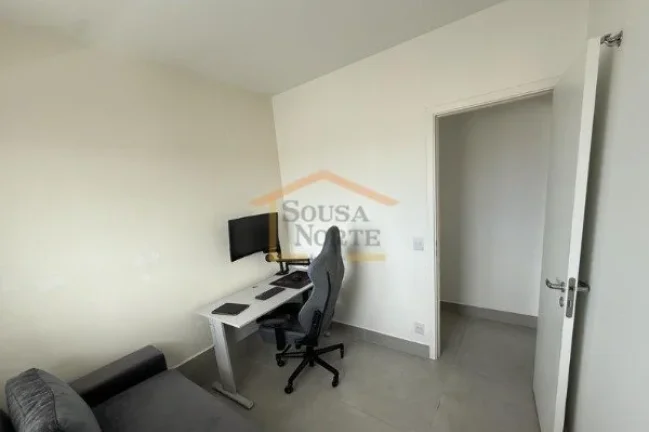 Imagem Apartamento com 64 m² de área útil, bem distribuídos, com varanda integrada à sala, proporciona...