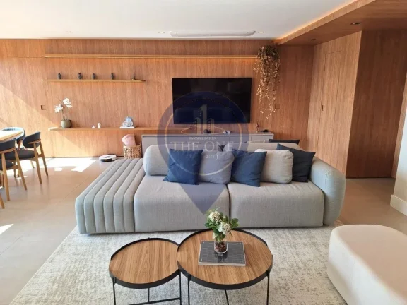 Imagem Apartamento de alto padrão à venda no Brooklin Novo, São Paulo-SP: 3 quartos, 3 suítes, 2 salas, 4 banheiros, 2 vagas.