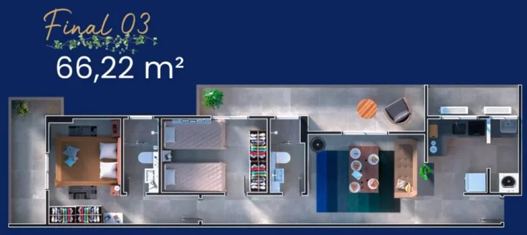 Imagem APARTAMENTO COM 66.22 m² - FORTE - PRAIA GRANDE SP