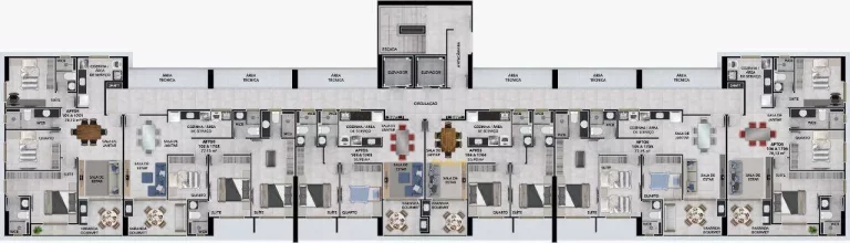 Imagem Apartamentos com excelente localização e varanda / sacada no Bessa- AP0956