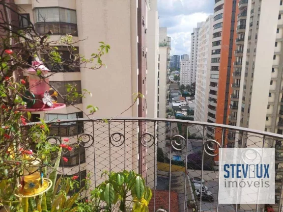 Imagem Apartamento a venda em Moema Pássaros em andar alto com ótimo lazer.