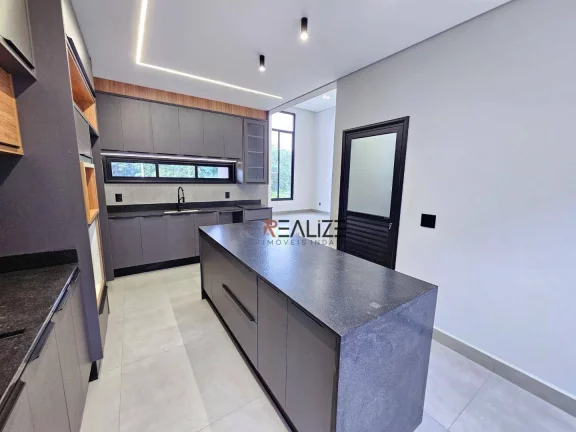 Imagem Casa moderna com 3 suítes à venda, 140 m² por R$ 1.200.000 - Condomínio Park Gran Reserve - Indaiatuba/SP