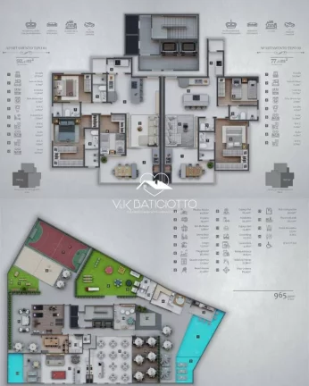 Imagem Apartamento para Venda em Maringá / PR no bairro Zona 08