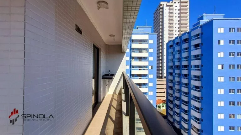 Imagem Apartamento com 2 dormitórios à venda, 67 m² por R$ 518.000,00 - Maracanã - Praia Grande/SP