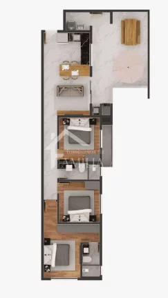 Imagem Apartamentos no Bucarein com 1 Suíte + 1 ou 1 Suíte + 2