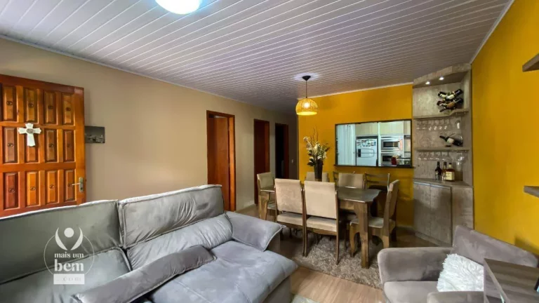Imagem MEGA PROMOÇÃO! casa com 2 quartos e móveis planejados, área gourmet, 2 vagas de garagem à venda de R$350K por R$292.500 - Piraquara/PR