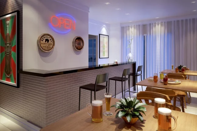 Imagem Apartamento com 2 dorms, Aviação, Praia Grande - R$ 425 mil, Cod: 1731