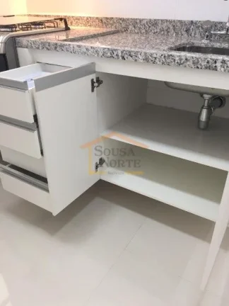 Imagem Apartamentos com 49 m², dispõe de 1 dormitório, sala com terraço gourmet, cozinha americana, ban...