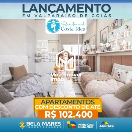 Imagem Residencial Costa Rica Valparaíso Garden 2 Quartos 1 Vaga 53m² Lazer Completo
