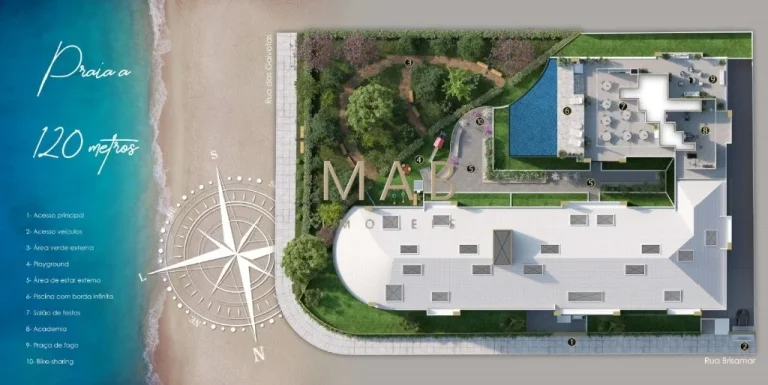 Imagem Lindo Apartamento, alto Padrão à VENDA, Prontinho para MORAR, Localizado à 120 metros do MAR, na Praia dos Ingleses - Florianópolis SC!