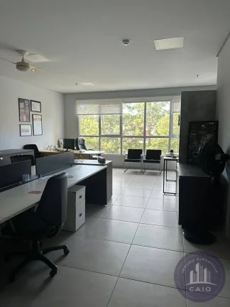 Imagem Sala mobiliada com 48 m² para aluguel por R$ 4.500,00 - Alphaville/SP