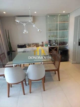 Imagem Apto venda 3 dorm vista piscina andar alto, 123m Cond Domo Life SBC SP