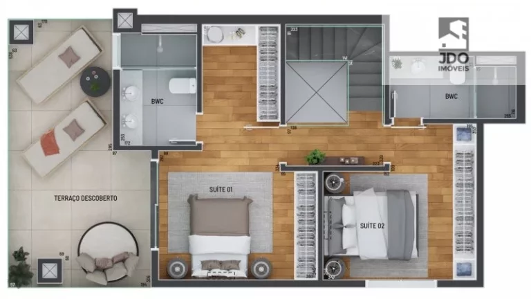 Imagem Cobertura Duplex a Venda no bairro Água Verde - Curitiba, PR