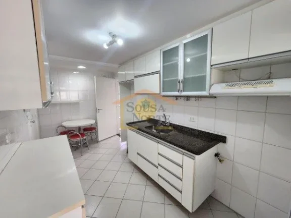 Imagem Apartamento 96m², bem distribuído, 3 dormitórios, sendo 1 suíte, 3 banheiros, sala ampla, sacada...