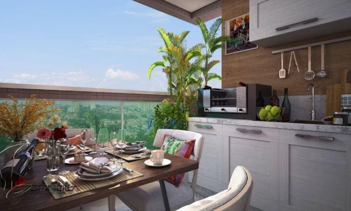 Imagem Apartamento com 2 dormitórios à venda, 55 m² por R$ 372.736,06 - Aviação - Praia Grande/SP