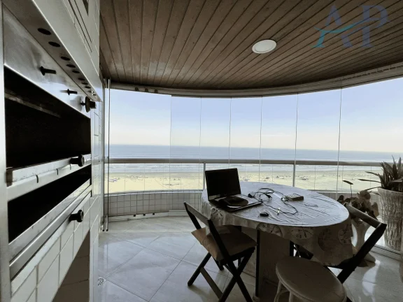 Imagem Apartamento em Praia Grande Frente Mar com 3 Dormitórios