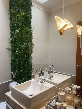 Imagem Casa de condomínio Valencia, à venda em Ribeirão Preto, com 3 quartos, 270m2, energia fotovoltaica, piscina com aq solar