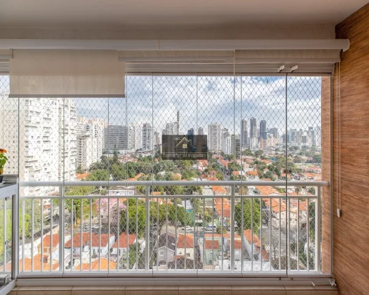 Imagem BROOKLIN APARTAMENTO 90,00 M 3 DORMITÓRIOS SENDO 1 SUÍTE VARANDA GOURMET ENVIDRAÇADA 2 BANHEIROS ANDAR ALTO LINDA VISTA 2 VAGAS DEPÓSITO LAZER TOTAL