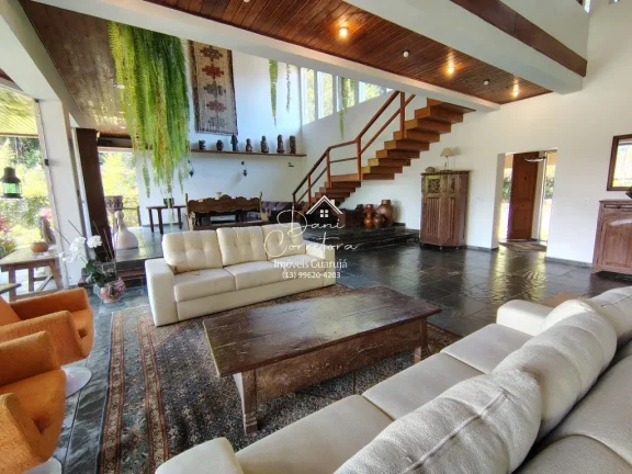 Imagem Espetacular Casa em Condomínio do Guarujá-SP - 4 Quartos, 4 Suítes, 5 Salas, 6 Vagas, 631,64m².