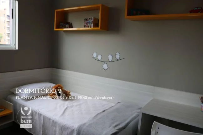 Imagem Apartamento 98 m² com sacada, 3 quartos sendo 1 suíte à venda por R$ 822.000 - Alto da Glória - Curitiba/PR