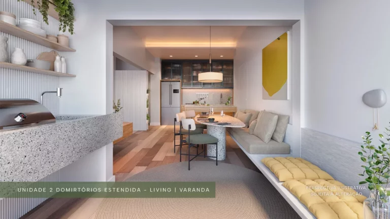 Imagem Apartamento 2 Dormitórios – 69,6 m² – Projeto Flora, Atibaia