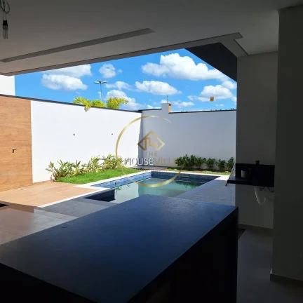 Imagem Casa Térrea 3 dormitórios ( 3 suítes), 3 vagas, Condomínio Mônoca Urbanova.