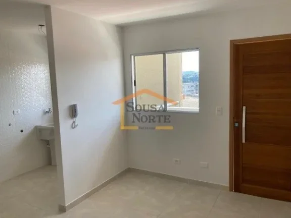 Imagem Apartamento novo, 1 dormitório, sala 2 ambientes, cozinha, área de serviço, banheiro, 1 vaga de g...