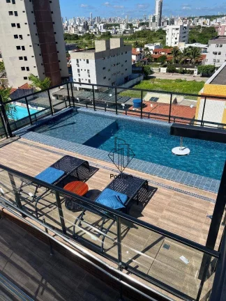 Imagem Flats Studio com varanda/sacada gourmet a 450m da praia de Intermares - FL0280