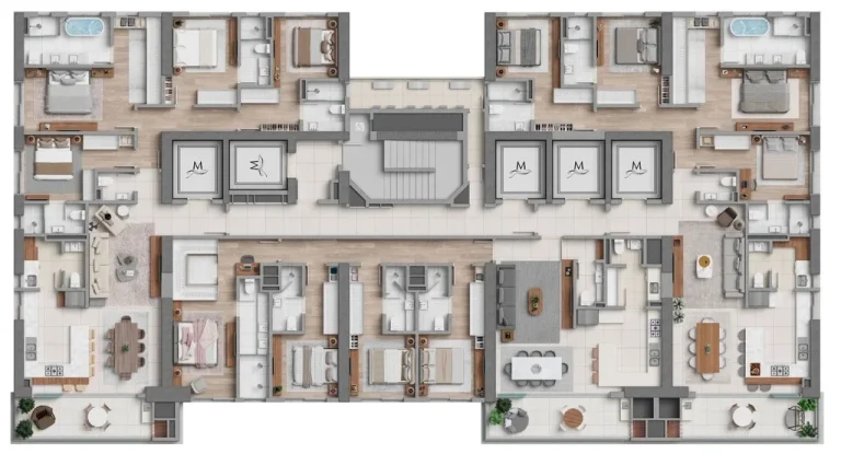 Imagem Apartamento 4 Dormitórios para venda em Balneário Camboriú - SC