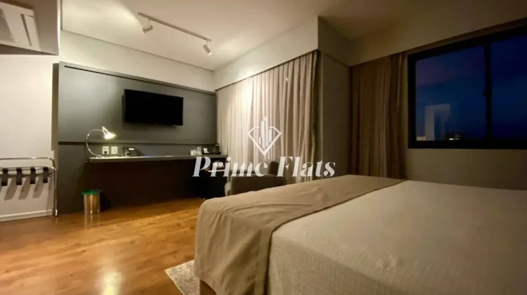 Imagem Flat disponível para venda no Hotel Slaviero Essential Moema, com 26m², 1 dormitório e 1 vaga