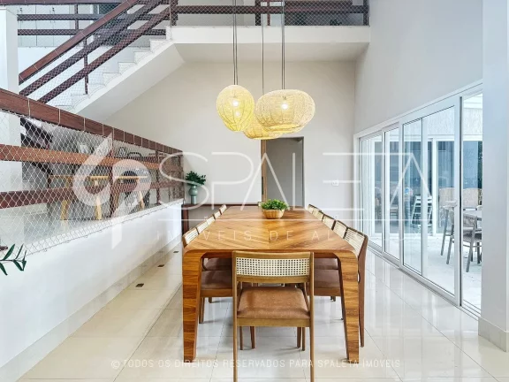Imagem Casa de campo moderna, acabamento de alto nível, 5 suítes e vista para o lago à venda no Residencial Fazenda Alvorada em Porto Feliz