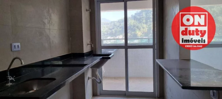 Imagem Apartamento com 2 dormitórios à venda, 55 m² por R$ 500.000,00 - Marapé - Santos/SP