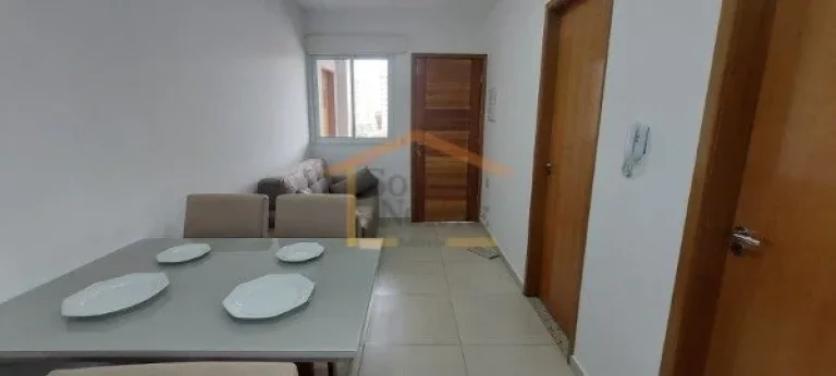 Imagem Apartamento mobiliado, 2º andar, com elevador. Possui 1 dormitório, sala, cozinha e banheiro. Imó...