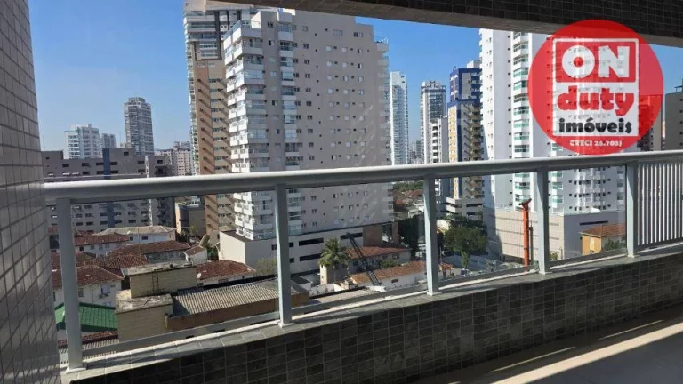 Imagem Apartamento com 1 dormitório à venda, 50 m² por R$ 695.000,00 - Boqueirão - Santos/SP