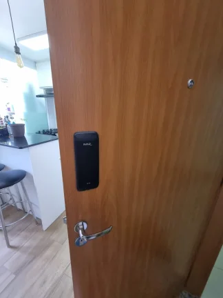 Imagem Apartamento 43M², 2Q, 1 Banheiro, 1 Vaga, Churrasqueira, Salão de Festas, Espaço Gourmet, Brinquedoteca, Playground, Fechadura Eletrônica.