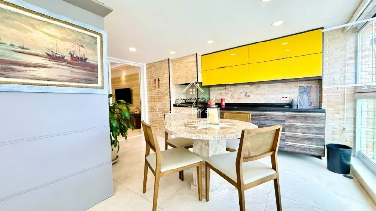 Imagem Imperdível apartamento à venda em Guarujá-SP, Jardim Astúrias: 3 quartos, 2 suítes, 2 salas, 2 banheiros, 2 vagas, 117m²!