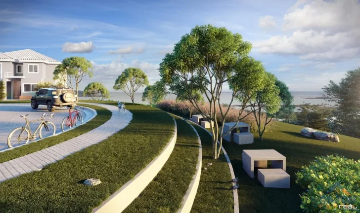 Imagem Lote com 733m2 à Venda em Condomínio Fechado Alpha Ville 3 Praias - Guarapari/ES