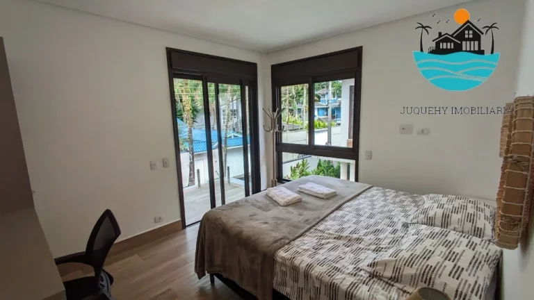 Imagem Casas Juquehy Alugar - Casa com 4 quartos, a 150M da praia, piscina privativa, área gourmet - máx.10 pessoas | Juquehy Imobiliária