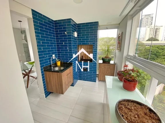 Imagem apartamento de 217m c/ 3 suítes, solarium, mirante, mini golfe, spa, piscina, academia, deck molhado, playground, quadra, salão de festas