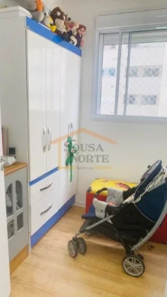 Imagem Apartamento com 43 m², com 2 dormitórios, sala de estar e jantar integradas, cozinha funcional e s...
