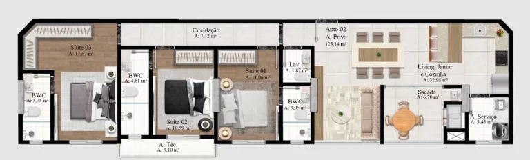 Imagem APARTAMENTO RESIDENCIAL em Porto Belo - SC, Perequê