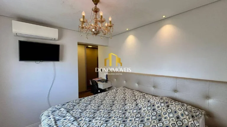 Imagem Apto venda 3 dorm vista piscina andar alto, 123m Cond Domo Life Centro SBC