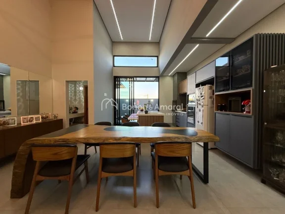 Imagem Casa Térrea à Venda no Condomínio Santorini - Paulínia/SP

Essa casa térrea une modernidade, co...