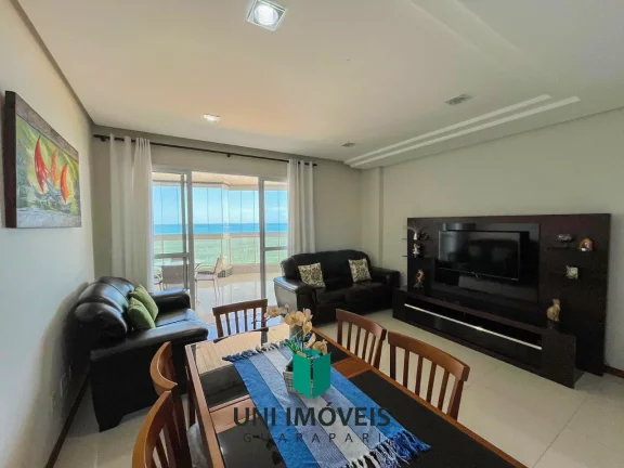 Imagem Lindo Apartamento Frente Mar 3 quartos (2 suítes), 2 vagas de Garagem, na Praia do Morro em Guarapari