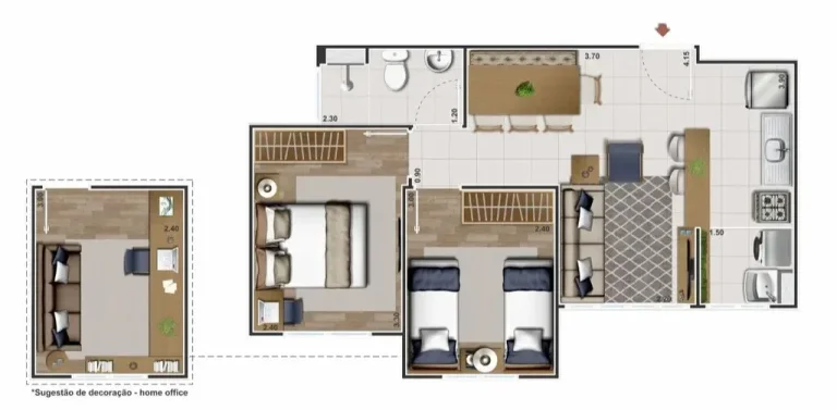 Imagem APARTAMENTO RESIDENCIAL em Rio de Janeiro - RJ, Itanhangá