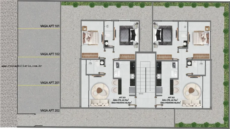 Imagem Apartamento à venda Colinas do Sul em Gramame, João Pessoa