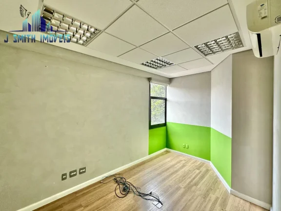 Imagem Sala c/ 53,19m², 3 ambientes, copa, lavabo, ar-condic., 1 vaga, elevador.